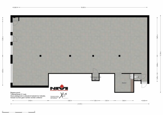 Plattegrond Tolberterstraat 21 Leek 1920 x 1358