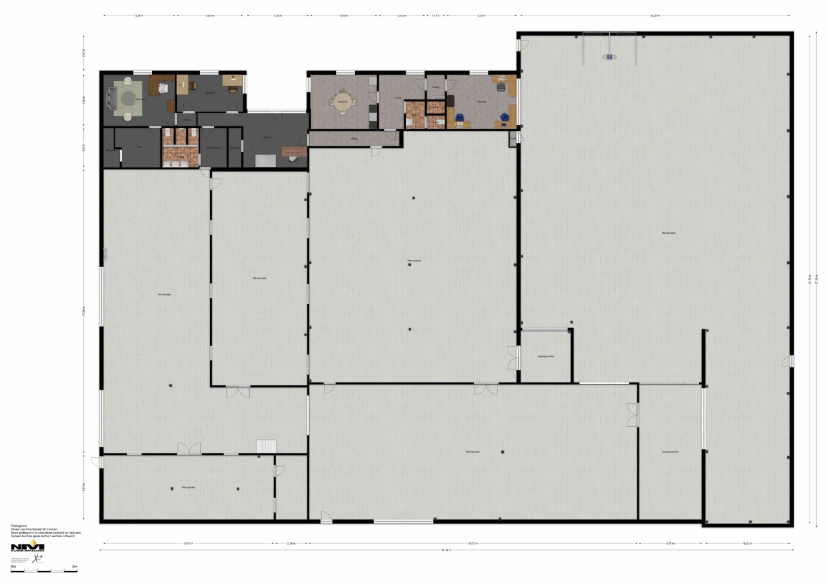 Plattegrond Olivier van Noortstraat 28